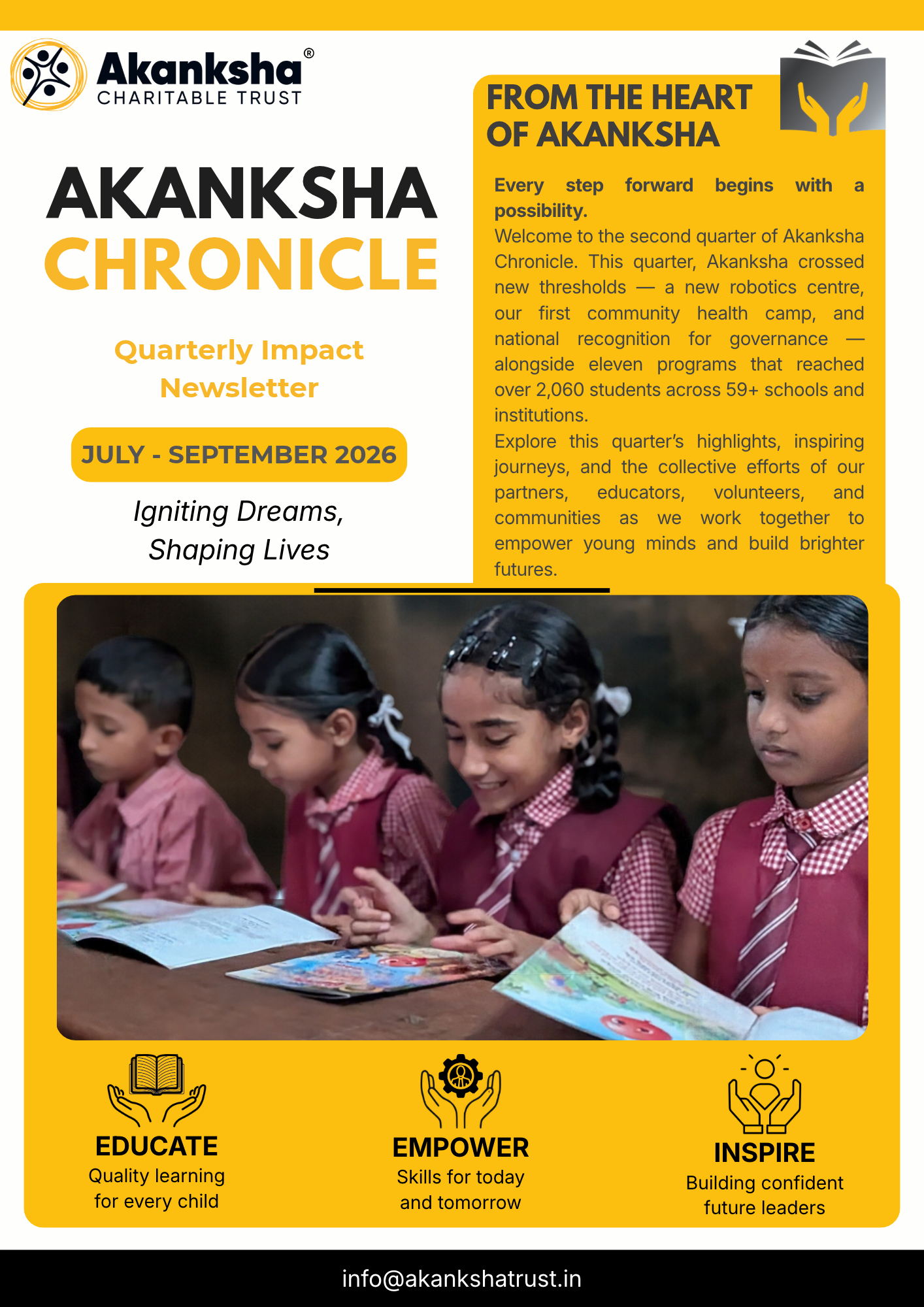 Akanksha Chronicle - September 2026